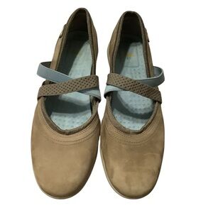 Teva Mary Jean Brown Flats Comfortable Loafers size 9.5‎